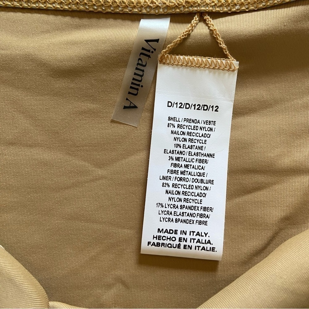 Vitamin A Vista Stripe String Bikini Bottom NWOT - Picture 6 of 8